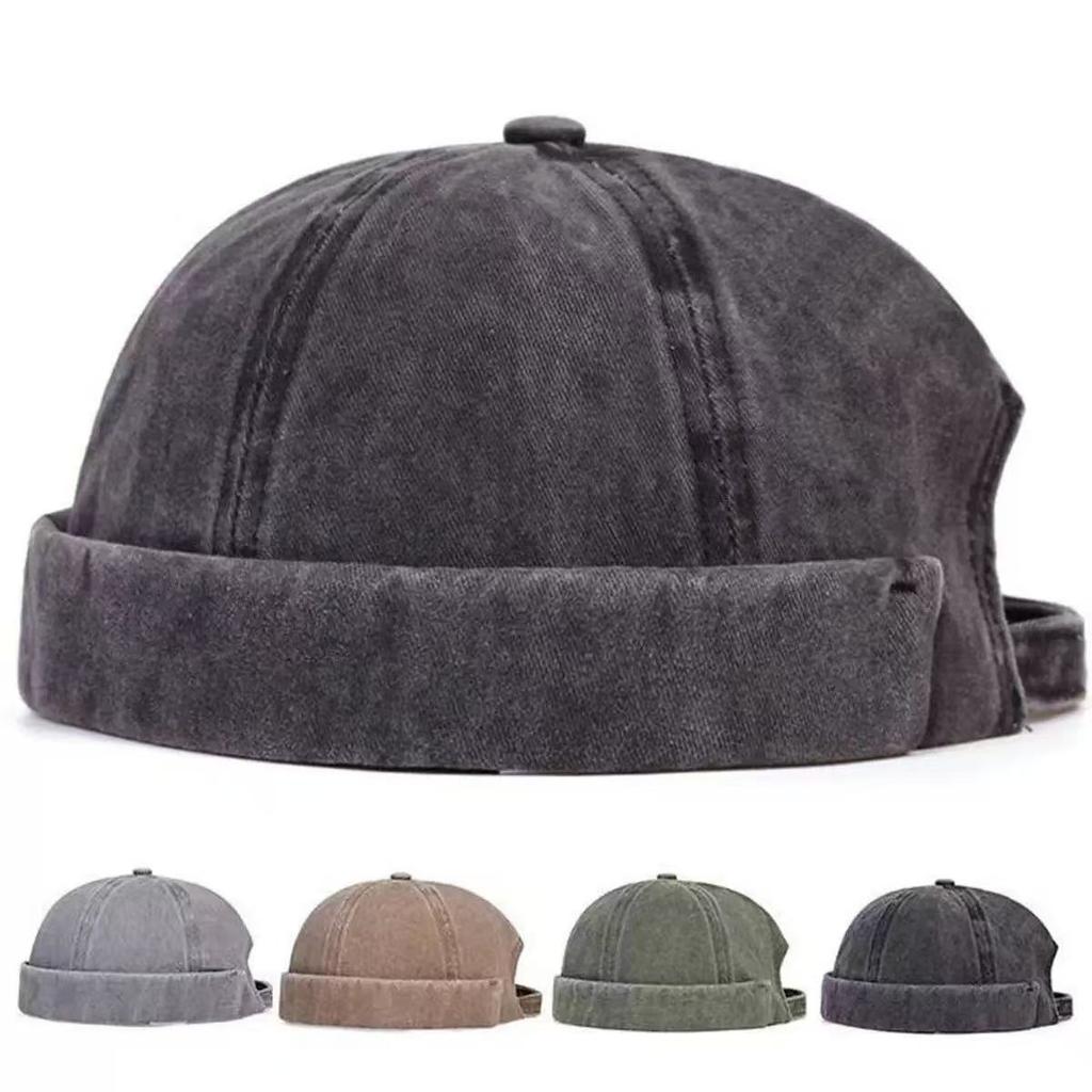 Men's Washed Landlord Hat Fashionable Outdoor Breathable Adjustable Hats for Summer Women Cap Casual Caps