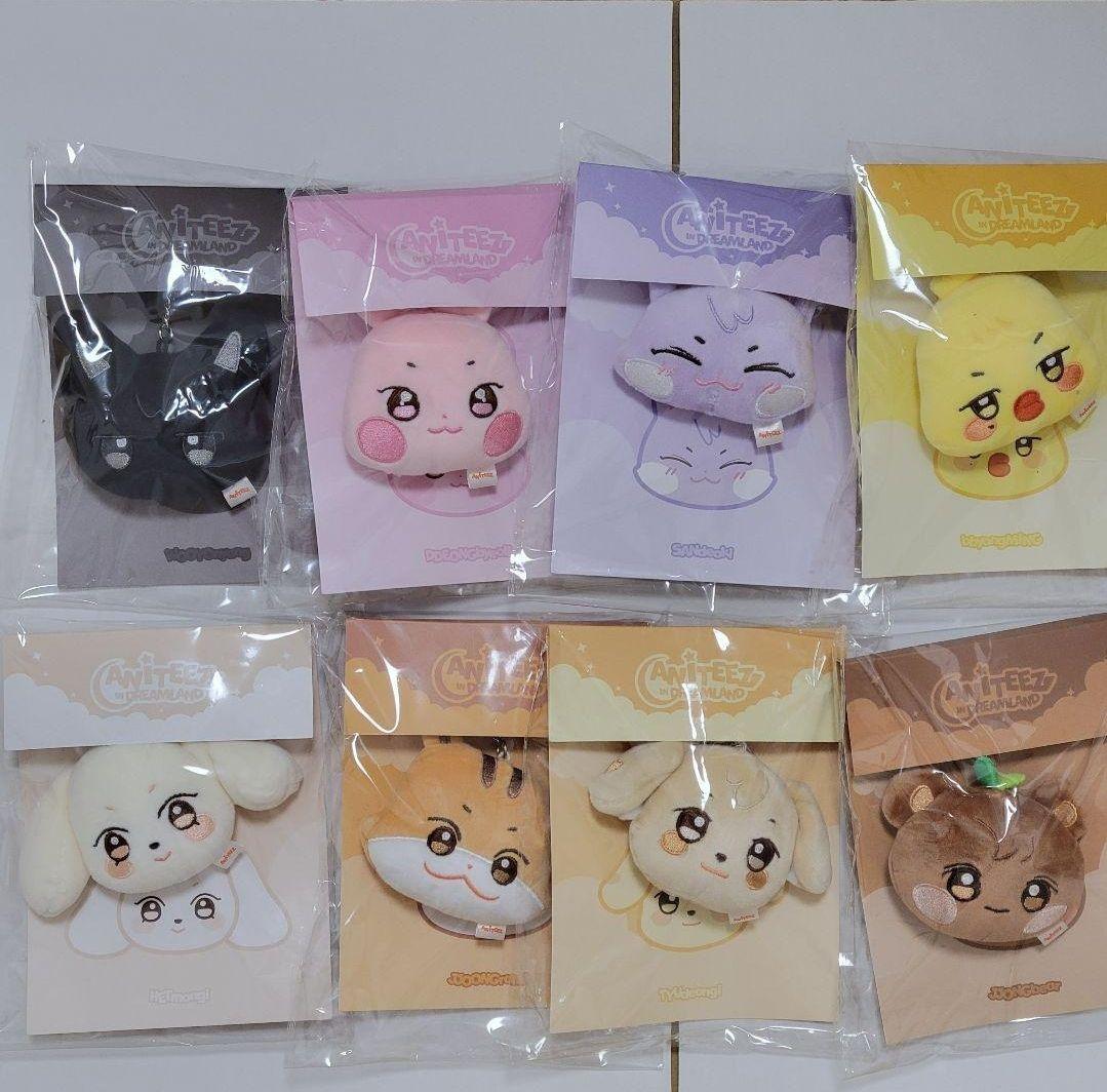 

[Б/У] ATEEZ ANITEEZ DREAMLAND Плюшевый брелок Полный Корея