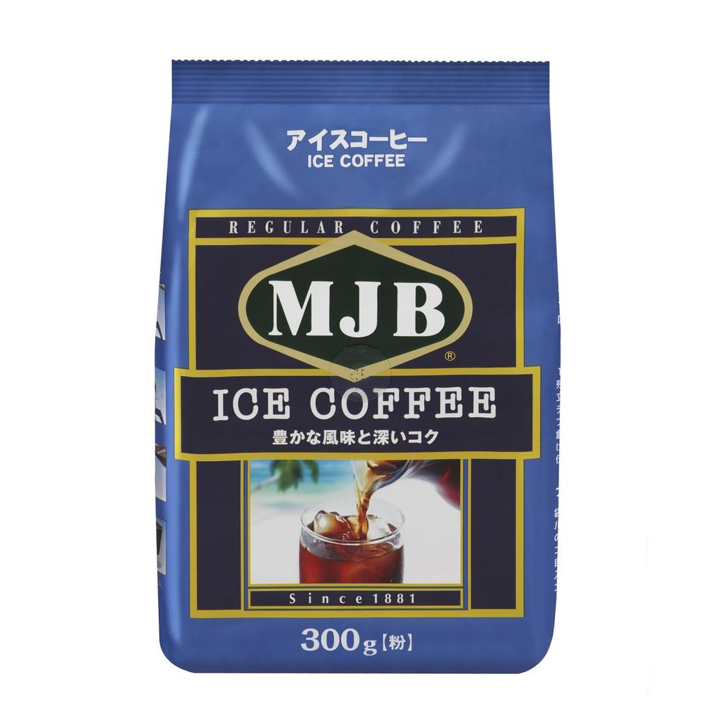 MJB Iced Coffee Ground Coffee Dark Roast 300g - Rich and Bold Flavor Japanese Regular Coffee