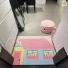 Cream Style Sub Entry Door Mat Silk Ring Non-slip Mat Entry Mat Entry Door Door Can Be Cut