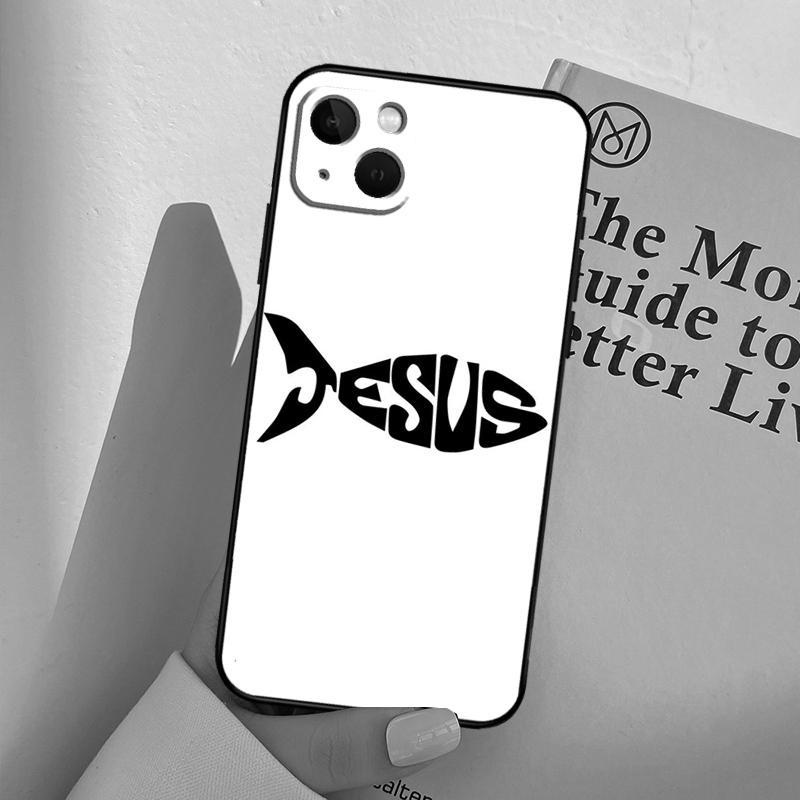 

Fish Symbol Jesus Christ Christian Phone Case For iPhone 17 16 14 13 12 11 15 Pro Max mini XR 16e 15 16 Plus 17 Air Full Cover iPhone 12 Pro