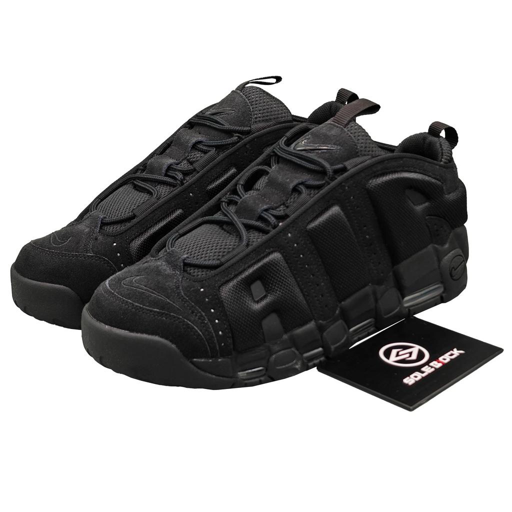 Nike Air More Uptempo Low Top Vintage Basketball Shoes Black IM6649-001 Men's Sizes