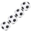 Table Soccer Foot s Replacement   Plastic Black and White Soccer  (4Pcs)