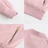 Women's Casual Cotton Bomber Jacket Stand Collar Slim Fit Long Sleeve Thick Outerwear Basic Coats Ladies Motorcycle Fashion