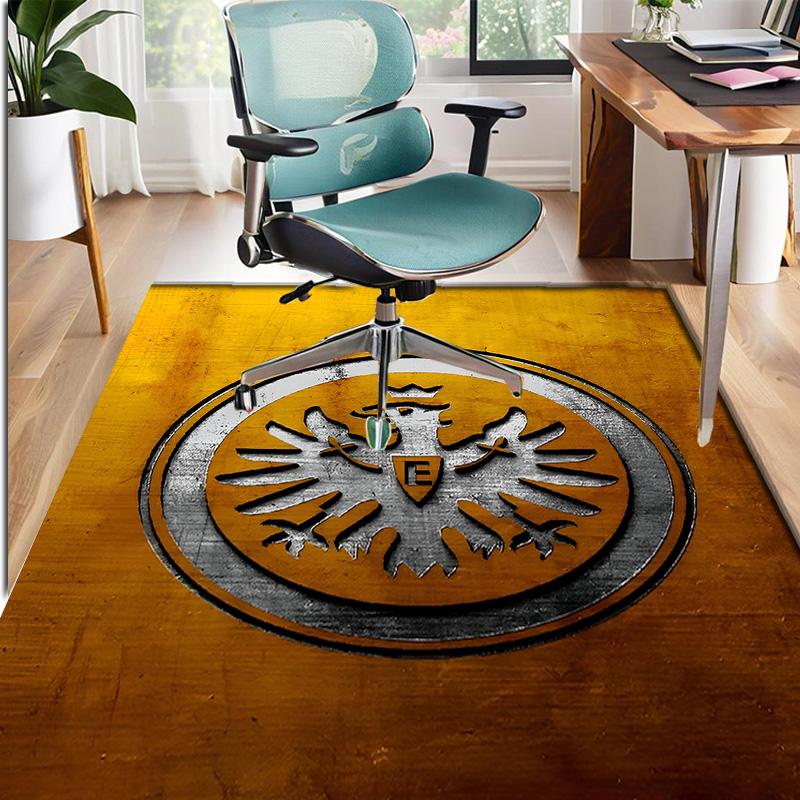 Eintracht Frankfurt Pattern Rug, Indoor/Outdoor Mat, for Picnic, Gameroom, Bedroom, Office, Living Room, Home Decor Carpet, Birthday Gift