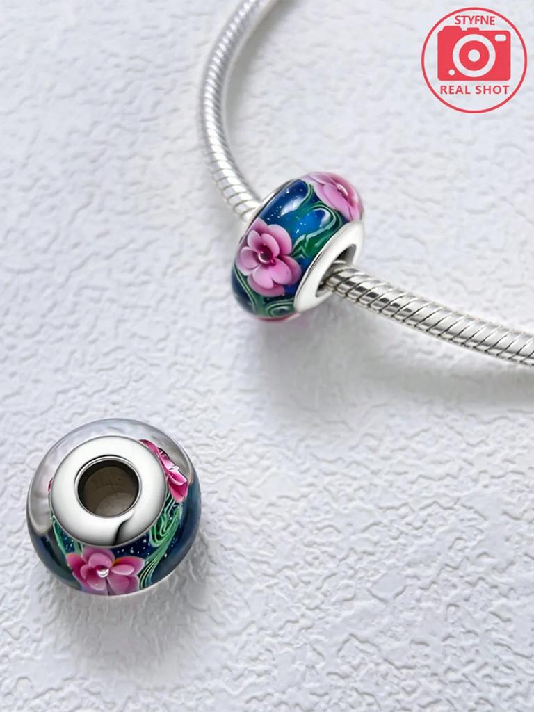 Copper Beautiful Wonderful Plated Genuine Charm Four-Leaf Clover Flower Bead Fits Bracelets WomenS Jewellery Gifts