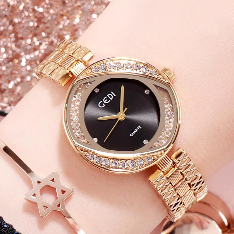 GEDI Ultra-thin Ladies' Steel Band Waterproof Quartz Fashion Watch