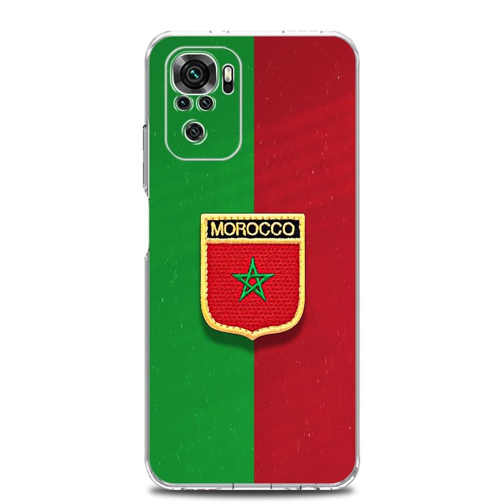 

Moroccan flag Maroc passport Phone Case For Xiaomi Redmi Note 14 13 12 4G 9 8 10 11 Pro Plus 5G 14C 13C 12C 10C 9C Clear Cover Redmi Note 13 5G