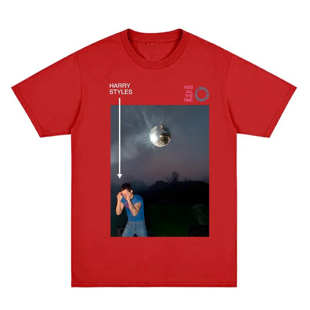 2026 New Album Kiss All The Time Tshirt Singer HarryStyle Graphic Printing Hip Hop 100Cotton Teeshirt Unisex HighQuality Tops