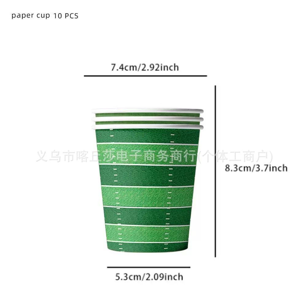 Super Bowl Football Party Supplies American Football Children'S Birthday Party Tableware Tablecloth Paper Plates Tissue Decoration