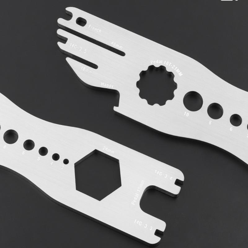 Bicycles Multitool for Maintenance and Repairs, Stainless Steels Multifunctional Bikes Wrench Bicycles Maintenance Tool