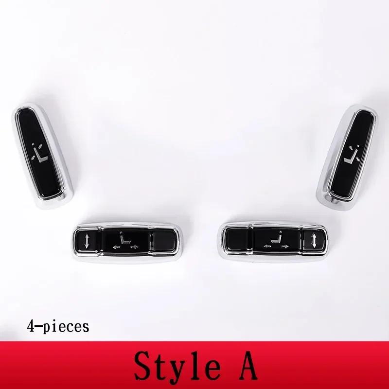

For Land Rover Range Rover Sport Evoque Discovery Sport Discovery 5 Car Seat Adjustment Button Cover Trim Sticker Car Accessory