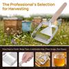 Silver Honeycomb Scraper Stainless Steel Hive Scraper Tool Honey Uncapping Fork  Honey Harvesting
