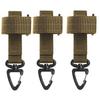 1/3pcs Multi-purpose Nylon Gloves Hook Work Safety Clip Outdoor Tactical Climbing Rope Camping Hanging Buck Outdoor Camping