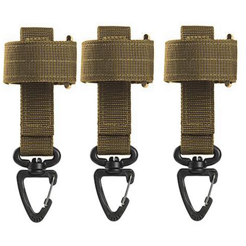 1/3pcs Multi-purpose Nylon Gloves Hook Work Safety Clip Outdoor Tactical Climbing Rope Camping Hanging Buck Outdoor Camping