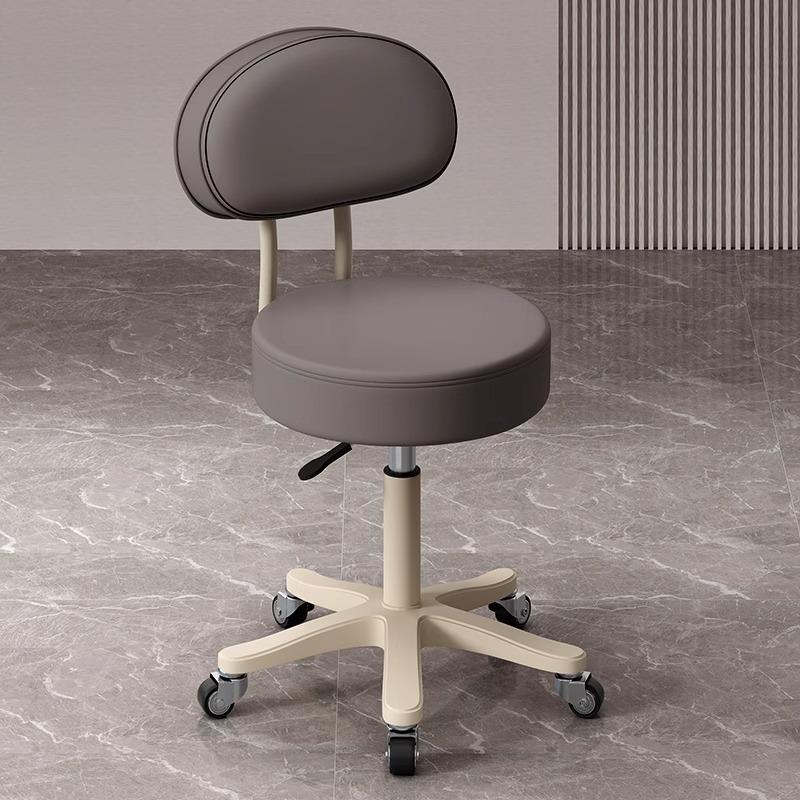 Beauty Salon Swivel Stool: Hairdresser, Nail Technician, Makeup Artist, Barber Wheeled Chair