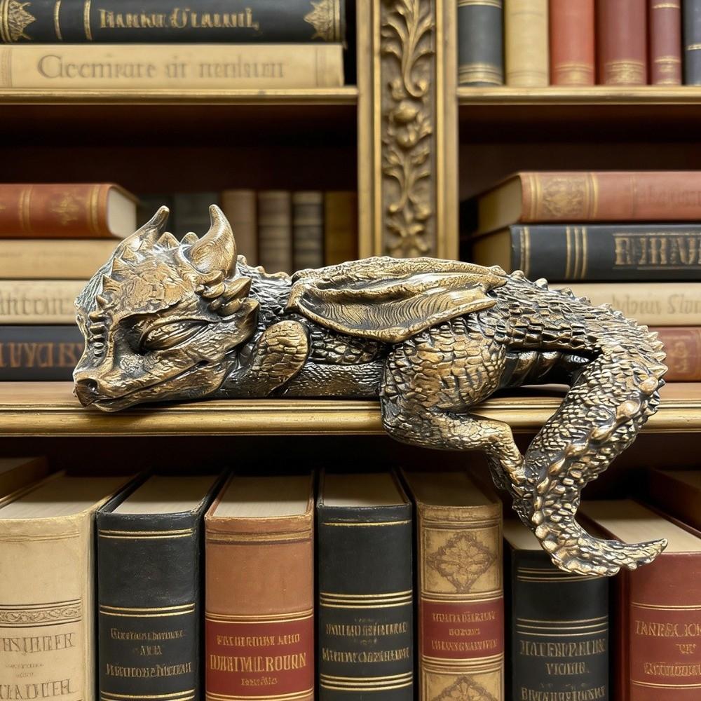 Decoration Dragon Sculpture Western Fantasy Bookshelf Ornaments Desktop Ornament Desk Decoration