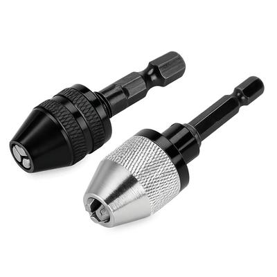 2pcs 0.3-6.5mm Drill Chuck Adapter 0.3-3.6mm Quick Change Adapte  Electric Screwdriver