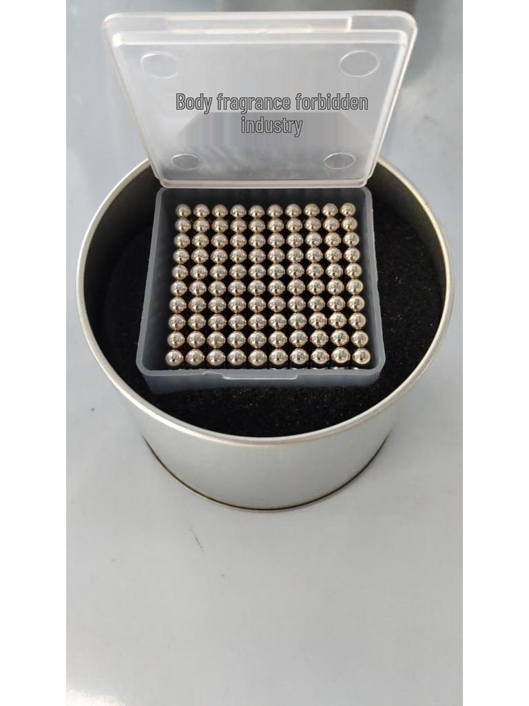 Neodymium Iron Boron Toy Magnet Silver 3-5mm Strong Magnetic Ball