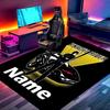 Custom Name Personalized Knight Rider Print Carpet, Versatile Home Decor Rug, for Playroom, Apartment, Balcony, Entryway, Hallway Gift