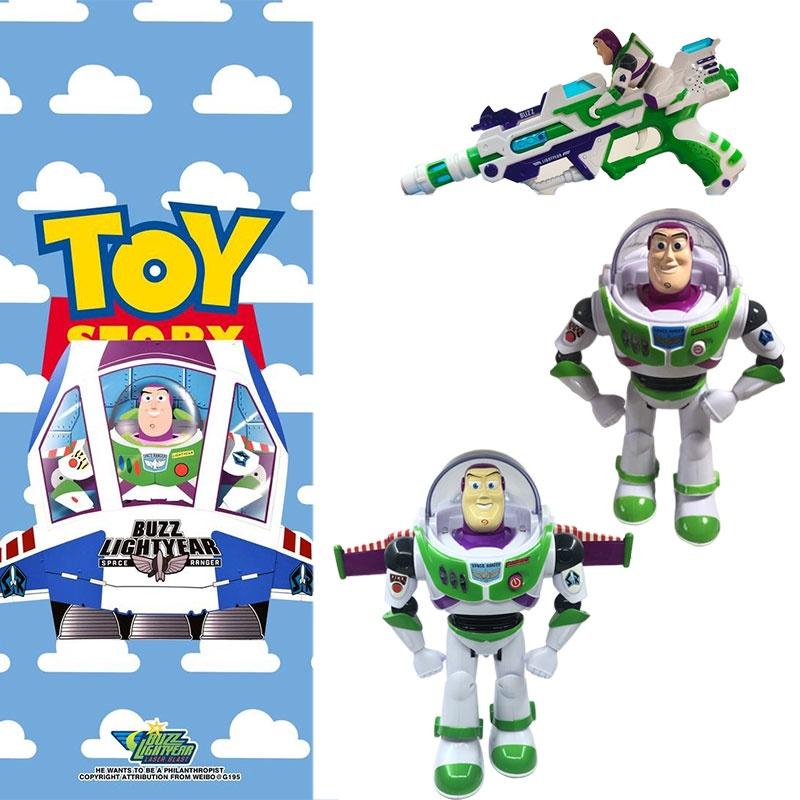 Interactive Buzz Lightyear Toy Story 4 Action Figure With Sound And Walking Features