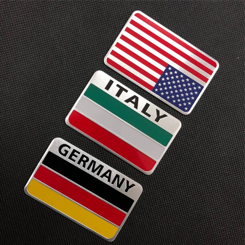 3D aluminum car sticker for Mini One Cooper R50 R52 R53 R55 R56 R57 R58 R60 R61 PACEMAN COUNTRYMAN CLUBMAN COUPE ROADSTER