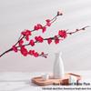Silk Plum Blossom Simulation Flowers for Home Decor: Perfect for Living Room, TV Cabinet, or Coffee Table Arrangements.
