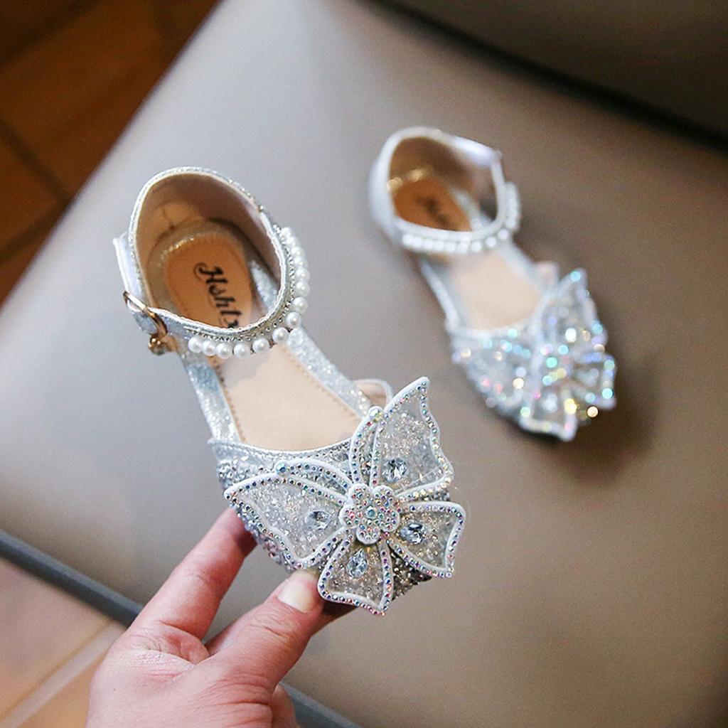 Girls, Sandals, Bows, Princess Shoes, Cute, Dance Shoes