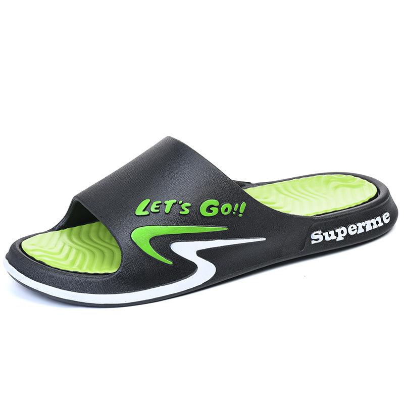 2025 New Bathroom Slippers Men's Summer Sports Indoor Home Sandals Women's Wear-resistant and Cool Slippers