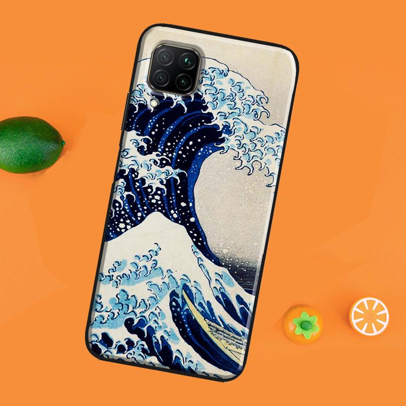 

Чехол в японском стиле Ukiyo-e Art For Honor 50 8X 9X 10i для Huawei Nova 5T P Smart 2021 P20 P30 P40 Lite Pro Honor 50 Lite