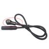 Durable Car Radio Stereo ISO Male Crimp Aerial Connector Convert Bare Wires Automotive Adapter Antenna Easy Installation