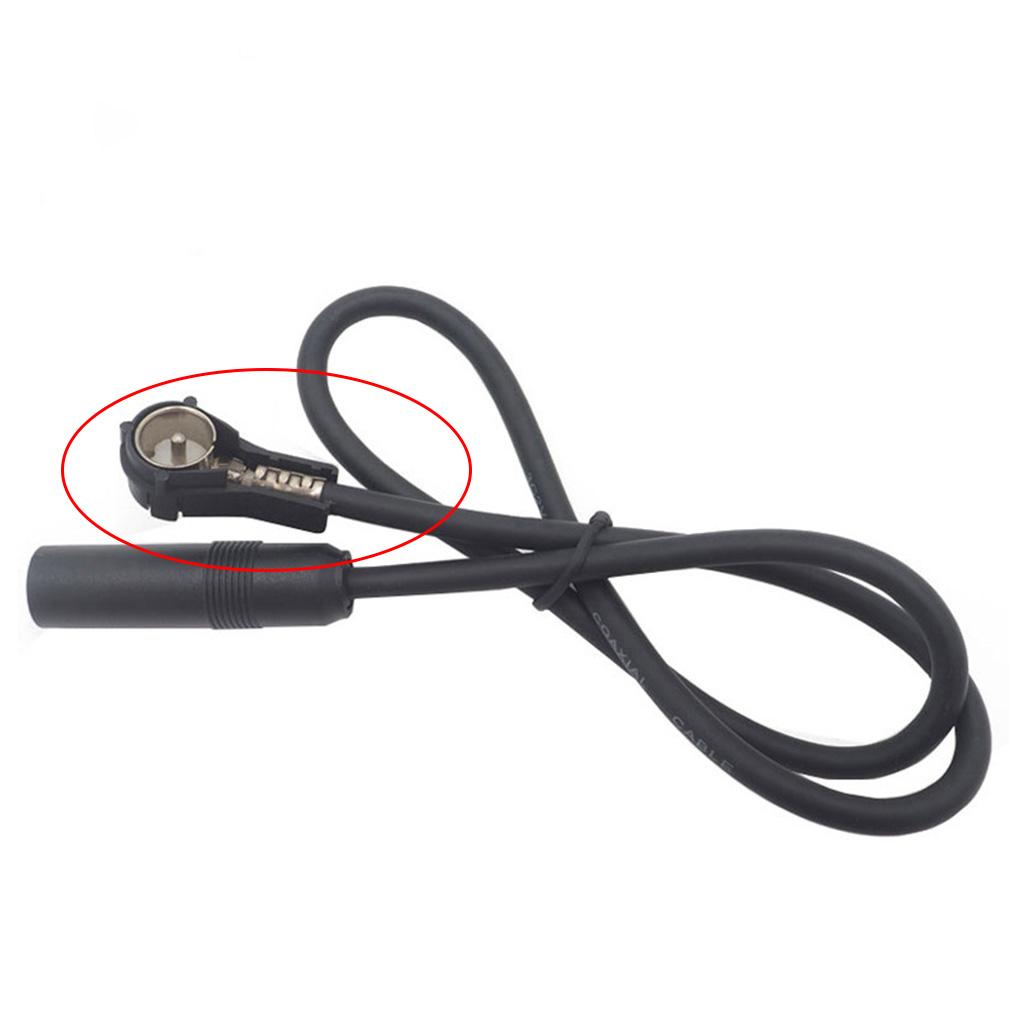 Durable Car Radio Stereo ISO Male Crimp Aerial Connector Convert Bare Wires Automotive Adapter Antenna Easy Installation