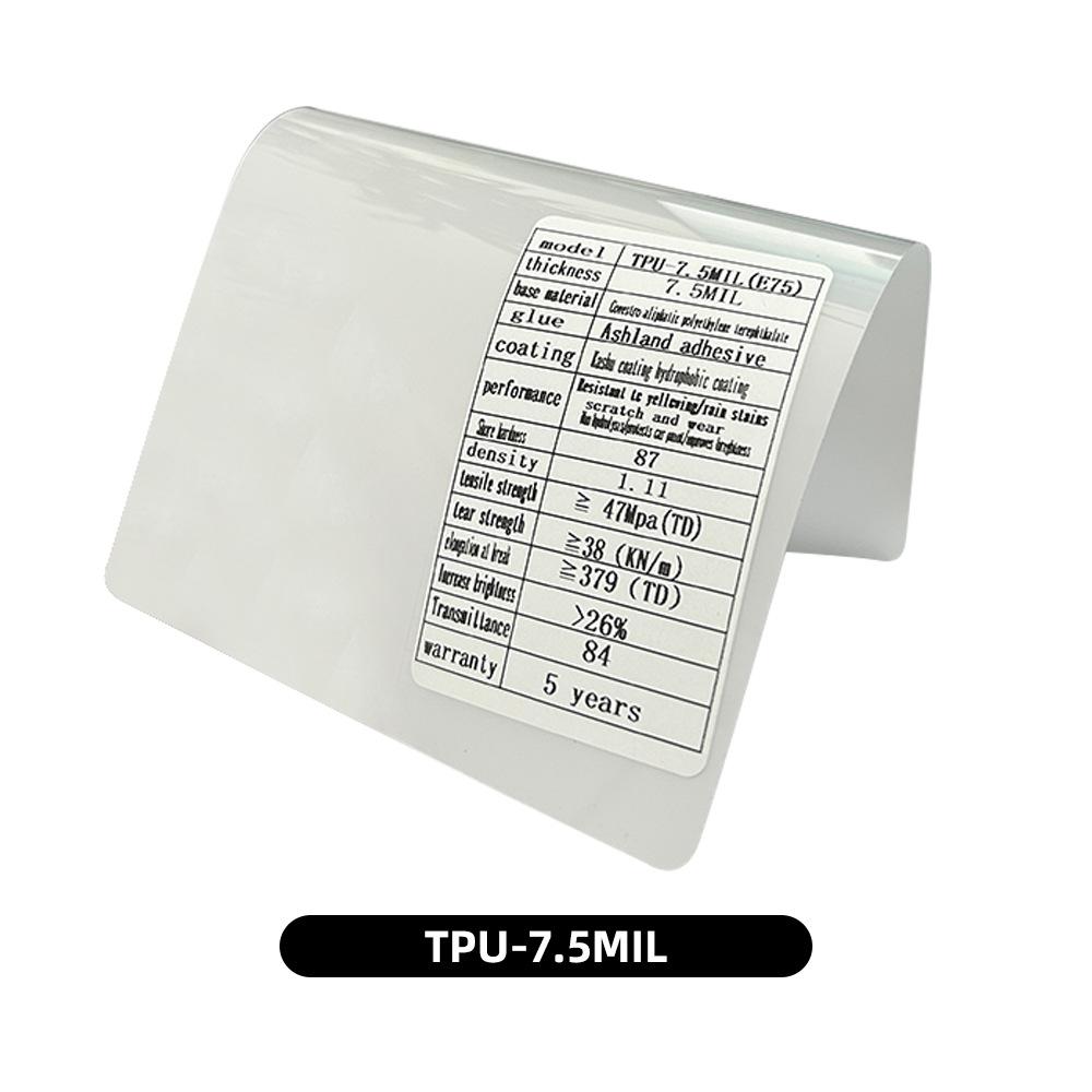 TPU Car Paint Protection Film - Transparent, Hydrophobic, Stain Resistant, Snow-Ready Full Car Cover