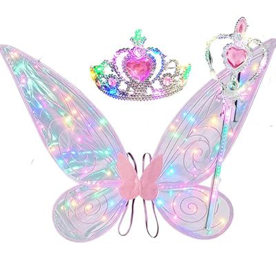 Feen-Schmetterlingsflügel Kostüm für Mädchen - Weihnachts- & Kindertags Performance Spielzeug