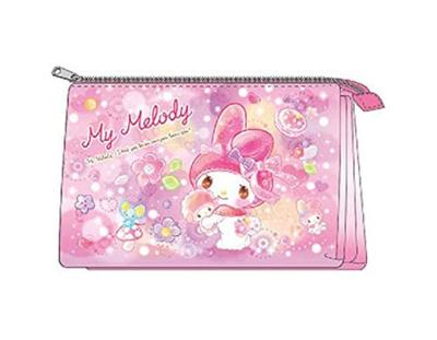 My Melody Three-Pocket Pouch (L)