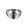 Insulated Double Layer Stainless Steel Bowls Great for Serving Rice Sauces and Salad Perfect for Indoor and Outdoor Dining
