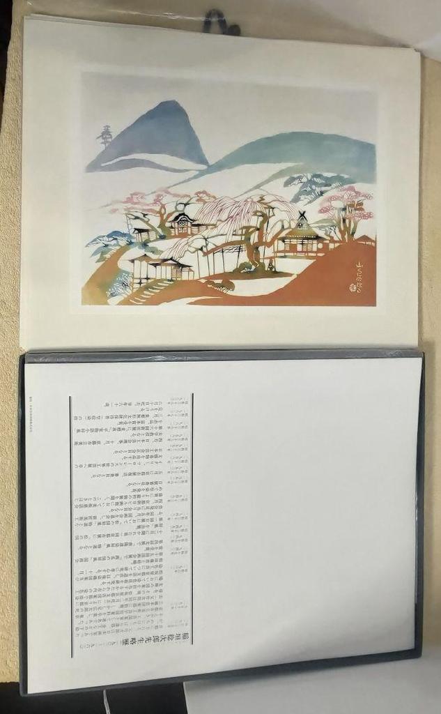 [USED] Living National Treasure Toshijiro Inagaki Collection of Stencil Prints 11 of 12 Works (1 Missing)