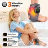 Electric Heating Ankle Guard 5 Levels Hot Compress 660nm Near Infrared Massage Cordless Foot Massager Ankle Protector Strap