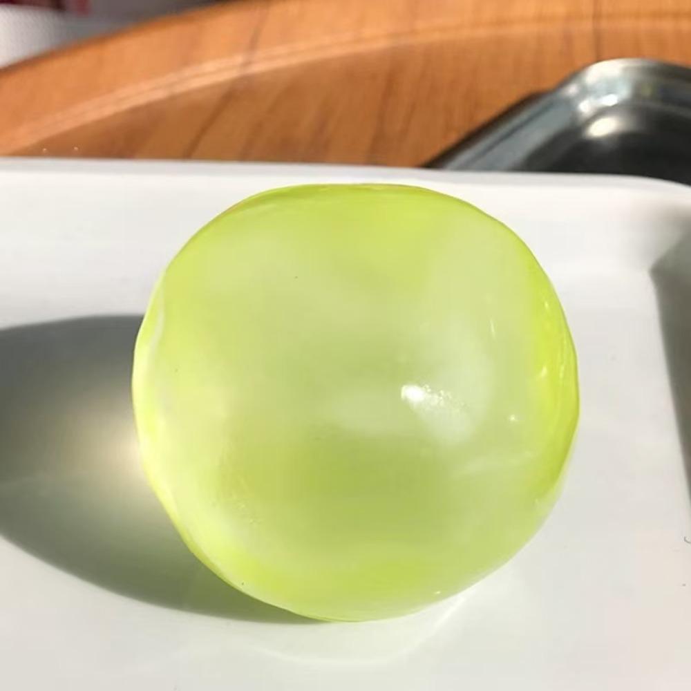 Stress Relief Coconut Oil Stress Ball Shapeable Decompression Pinch Toy  For Kids Adults