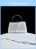Borsa a Pochette da Sera Minimalista con Strass per Eventi di Festa e Uso Quotidiano