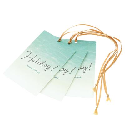 CARMATE Hanging Air Fresheners of for and Holiday Musk Series Musk H1773 [Set 3] Cars, Closets, Rooms, [Emerald Scent]