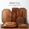 Walnut Wood Square Tea & Serving Tray