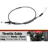 Long Throttle Cable Compatible with Honda Civic 92-00 For Acura Integra 94-01 Swap Fuel Line Kit Carburetor Accelerator Cable