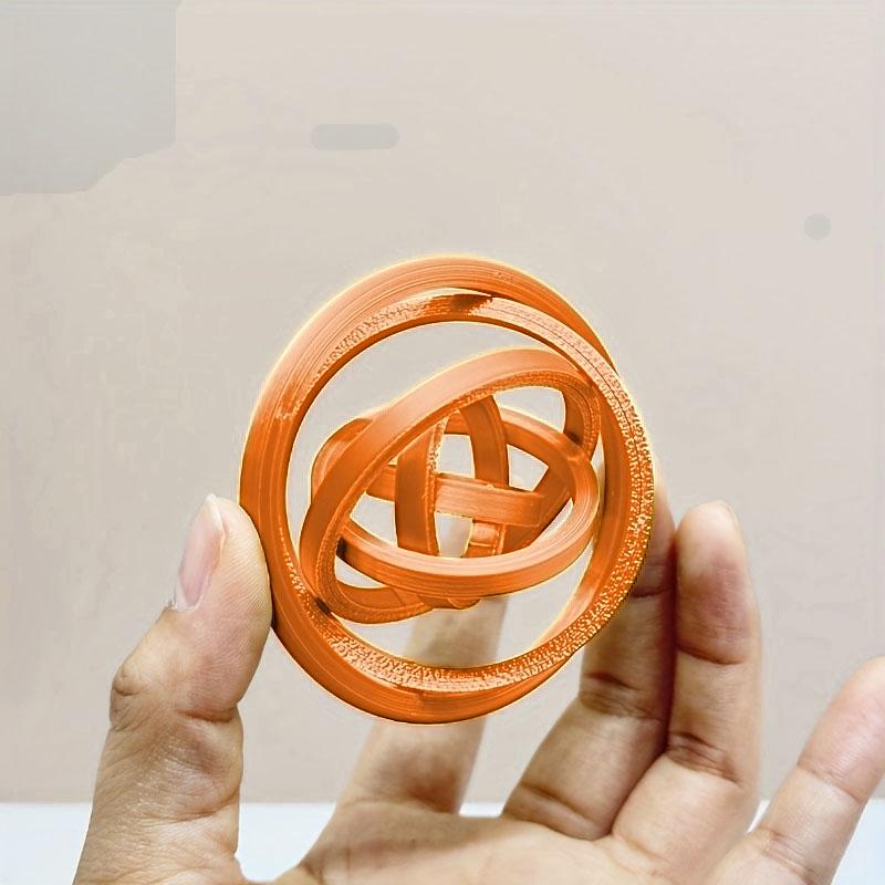 3D Printed Spiral Stress Relief Disk Creative Puzzle Ring Interstellar Novelty Toy Stress Relief Tool