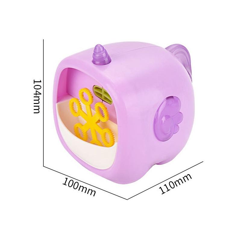 Hot Funny Bubble Machin Cartoon Dinosaur Frog Animal Magic Soap Water Bubble Blower Handheld Christmas Gifts for Kids Boys Girls