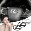 1Pcs Car Steering Wheel Cover Sticker Badge Decoration Auto Accessories For CT200H ES Fsport GS GX IS LS LX NX RX UX CT