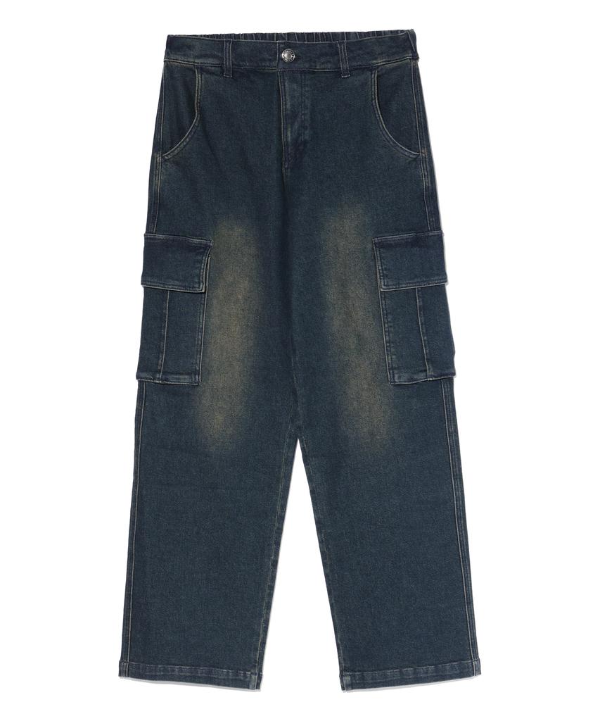 DISTN9NE Wide Cargo Denim Pants Indigo (Lp1Du106-063)