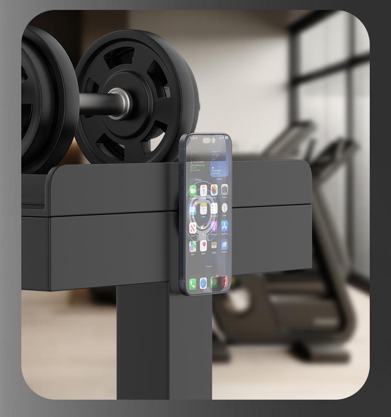 Multifunctional Folding Magnetic Phone Holder with Double Ring for Live Streaming and Photography
