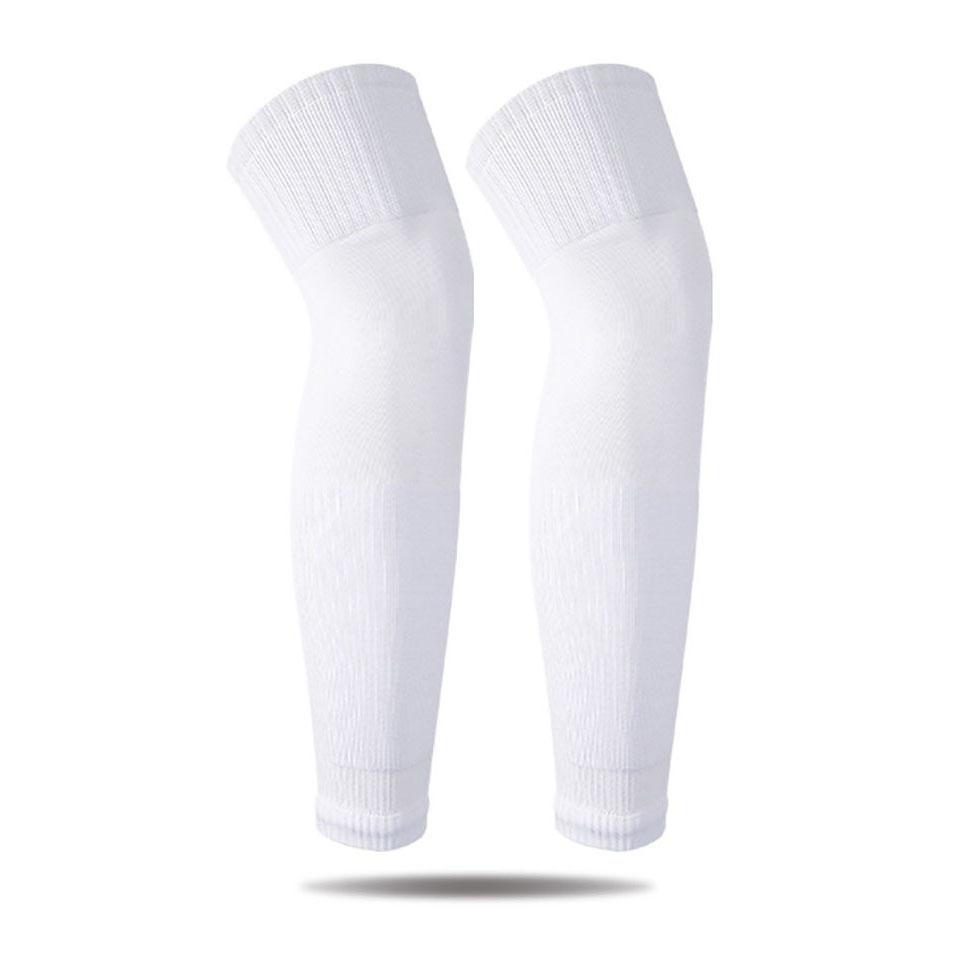 Loogdeel 1 Pair Football Socks Over-The-Knee Soccer Leggings Breathable Sports Knee Pads Leg Cover Joint Knee Support