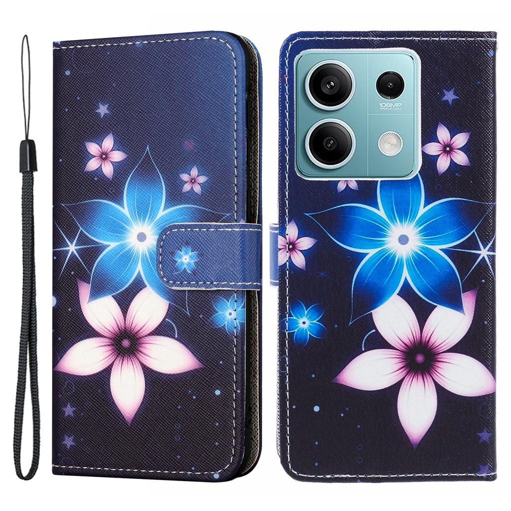 For Xiaomi Redmi Note 13 5G Flip Wallet Case 3D Pattern Leather Phone Cover